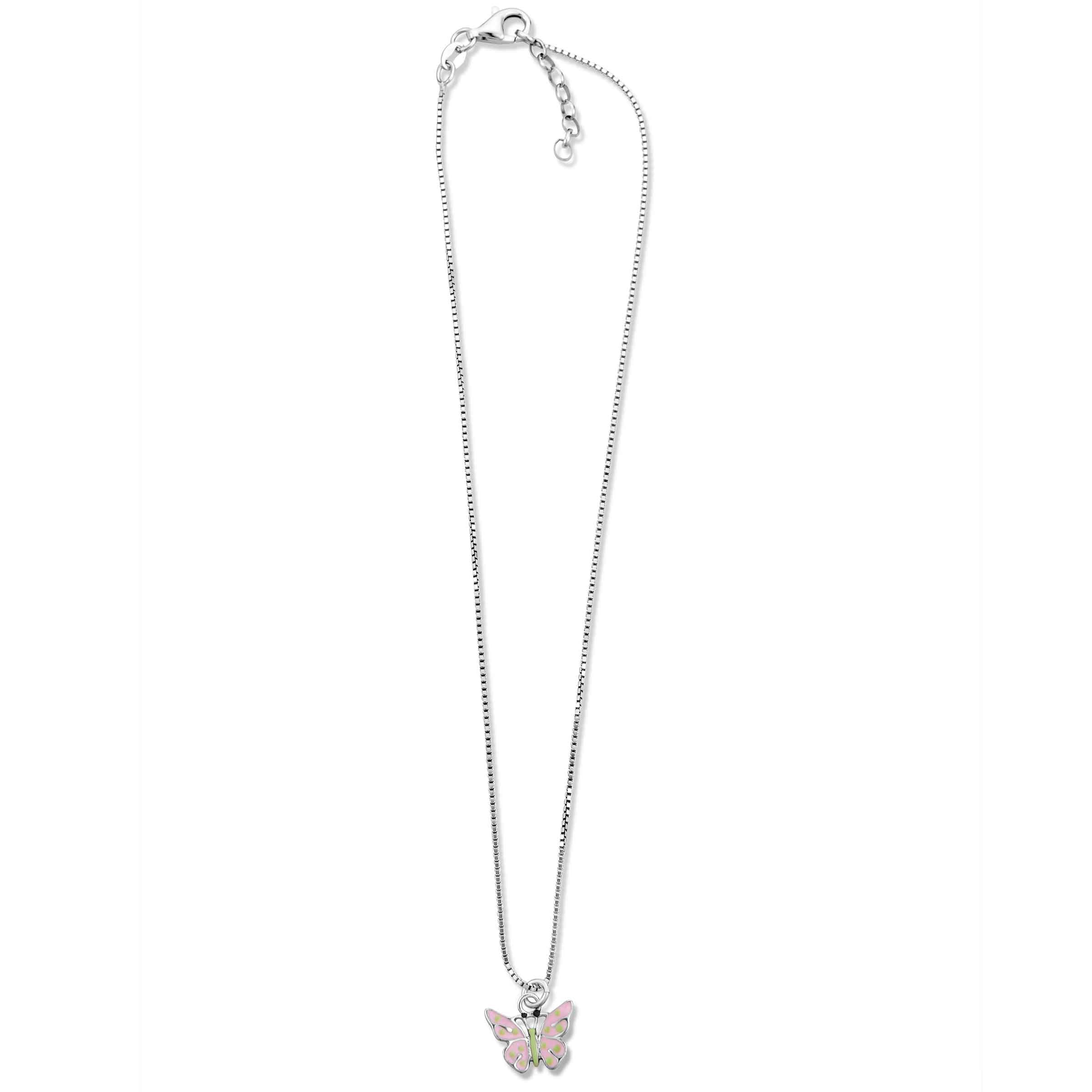 Hypoallergenic Butterfly Necklace - Silver – Back Alley Boutique